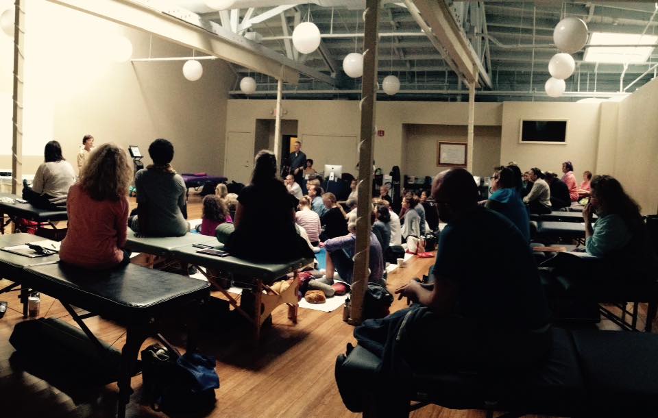 Inviato da Chicago Shiatsu Symposium 2015 Day 1 patrizia stefanini class